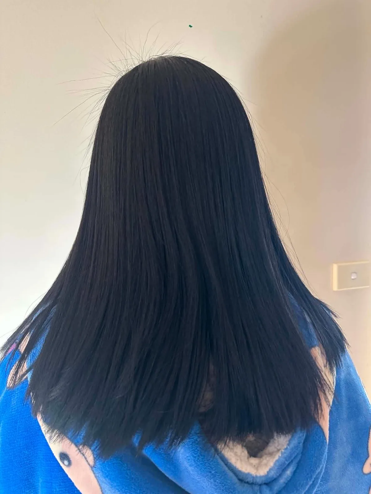 After dark hair smoothing