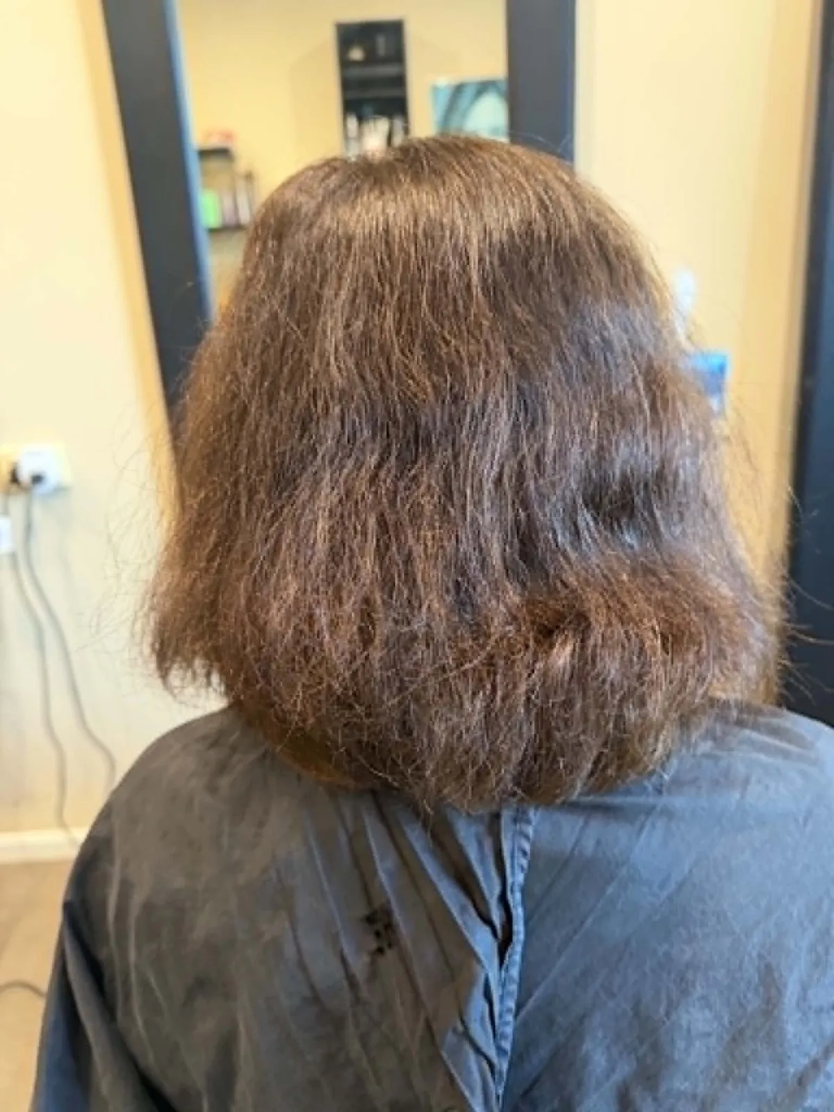Before bob haircut