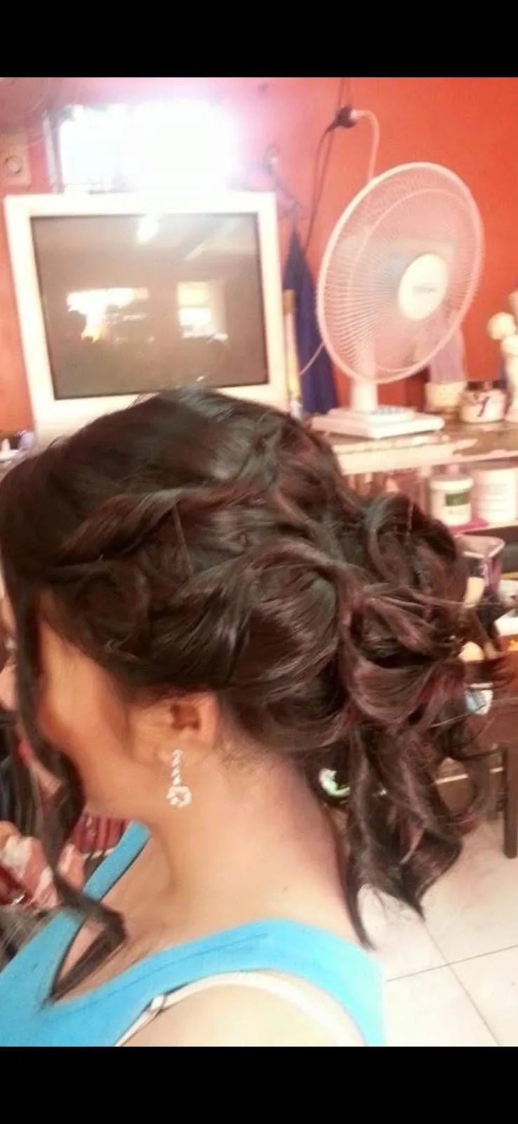 Formal updo hairstyle